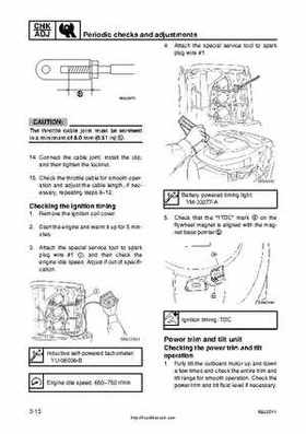 2001 Edition Yamaha F225A and LF225A Outboards Service Manual, Page 68