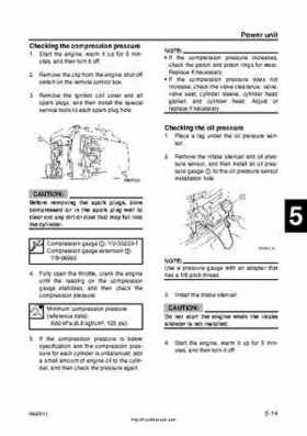 2001 Edition Yamaha F225A and LF225A Outboards Service Manual, Page 111