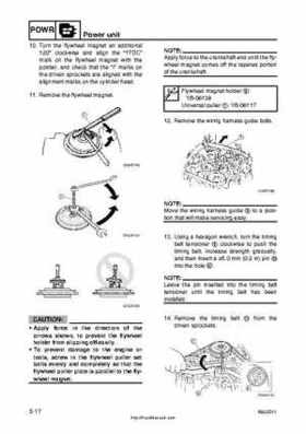 2001 Edition Yamaha F225A and LF225A Outboards Service Manual, Page 114