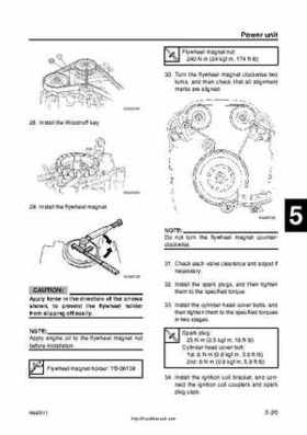 2001 Edition Yamaha F225A and LF225A Outboards Service Manual, Page 117