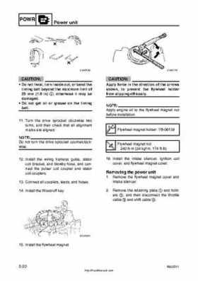 2001 Edition Yamaha F225A and LF225A Outboards Service Manual, Page 120