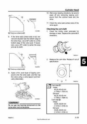 2001 Edition Yamaha F225A and LF225A Outboards Service Manual, Page 135