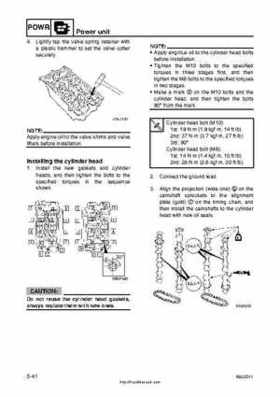 2001 Edition Yamaha F225A and LF225A Outboards Service Manual, Page 138