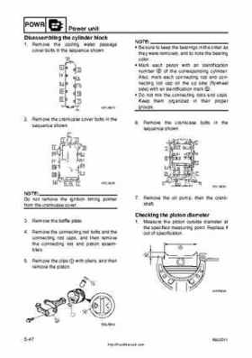 2001 Edition Yamaha F225A and LF225A Outboards Service Manual, Page 144