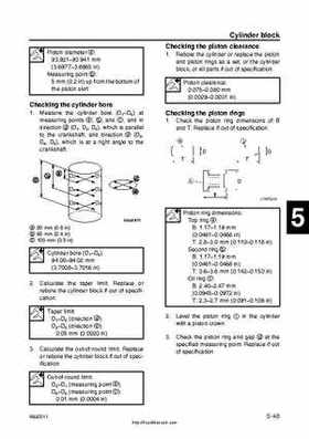 2001 Edition Yamaha F225A and LF225A Outboards Service Manual, Page 145