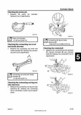 2001 Edition Yamaha F225A and LF225A Outboards Service Manual, Page 147