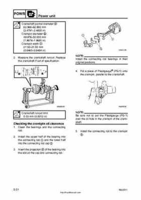 2001 Edition Yamaha F225A and LF225A Outboards Service Manual, Page 148