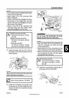 2001 Edition Yamaha F225A and LF225A Outboards Service Manual, Page 155