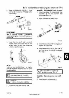 2001 Edition Yamaha F225A and LF225A Outboards Service Manual, Page 181