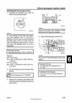 2001 Edition Yamaha F225A and LF225A Outboards Service Manual, Page 187