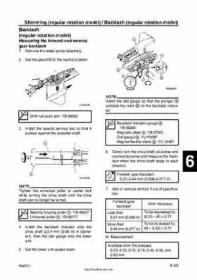 2001 Edition Yamaha F225A and LF225A Outboards Service Manual, Page 189
