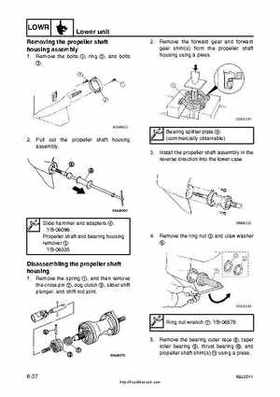 2001 Edition Yamaha F225A and LF225A Outboards Service Manual, Page 198