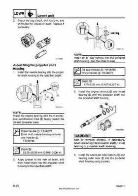 2001 Edition Yamaha F225A and LF225A Outboards Service Manual, Page 200