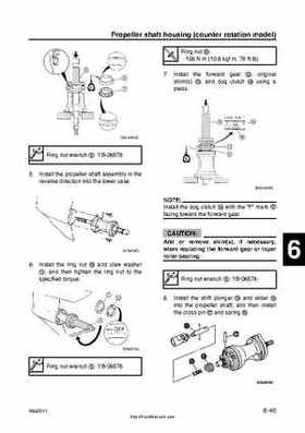 2001 Edition Yamaha F225A and LF225A Outboards Service Manual, Page 201