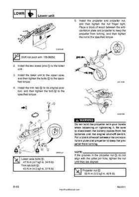 2001 Edition Yamaha F225A and LF225A Outboards Service Manual, Page 210