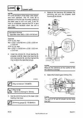 2001 Edition Yamaha F225A and LF225A Outboards Service Manual, Page 214