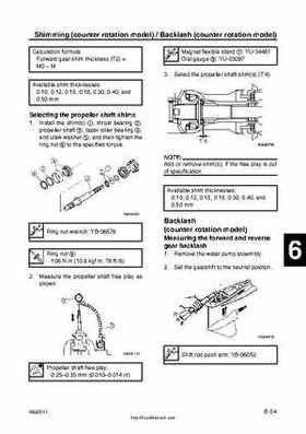 2001 Edition Yamaha F225A and LF225A Outboards Service Manual, Page 215