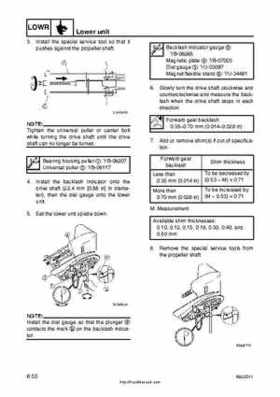 2001 Edition Yamaha F225A and LF225A Outboards Service Manual, Page 216