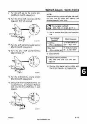 2001 Edition Yamaha F225A and LF225A Outboards Service Manual, Page 217