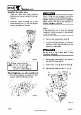 2001 Edition Yamaha F225A and LF225A Outboards Service Manual, Page 236