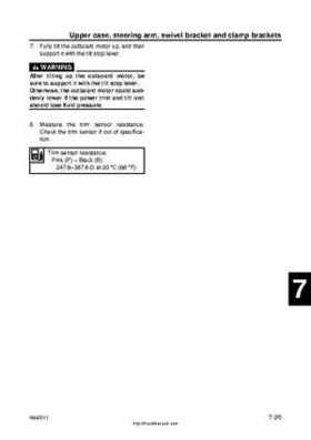 2001 Edition Yamaha F225A and LF225A Outboards Service Manual, Page 239