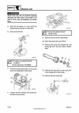 2001 Edition Yamaha F225A and LF225A Outboards Service Manual, Page 252