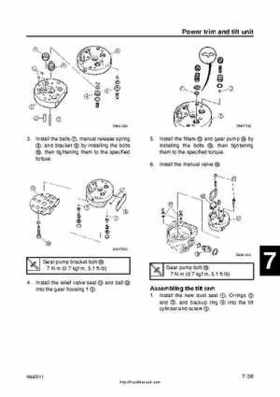 2001 Edition Yamaha F225A and LF225A Outboards Service Manual, Page 255