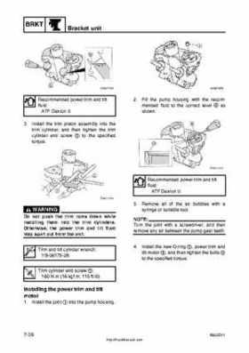 2001 Edition Yamaha F225A and LF225A Outboards Service Manual, Page 258