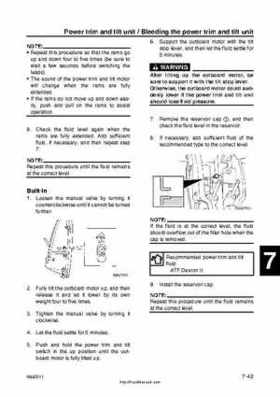 2001 Edition Yamaha F225A and LF225A Outboards Service Manual, Page 261
