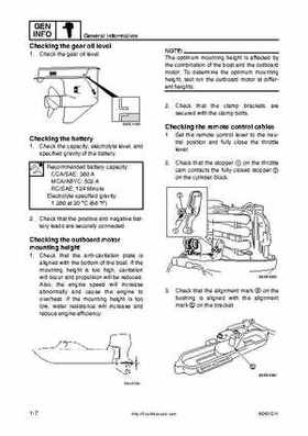2005 Yamaha F90TR 90HP Outboards Factory Service Manual, Page 11