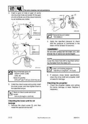 2005 Yamaha F90TR 90HP Outboards Factory Service Manual, Page 41