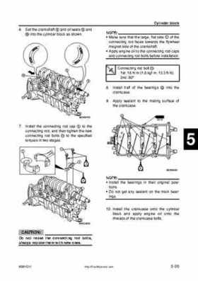 2005 Yamaha F90TR 90HP Outboards Factory Service Manual, Page 116