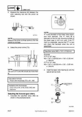 2005 Yamaha F90TR 90HP Outboards Factory Service Manual, Page 146