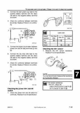 2005 Yamaha F90TR 90HP Outboards Factory Service Manual, Page 196