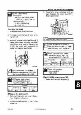 2005 Yamaha F90TR 90HP Outboards Factory Service Manual, Page 205