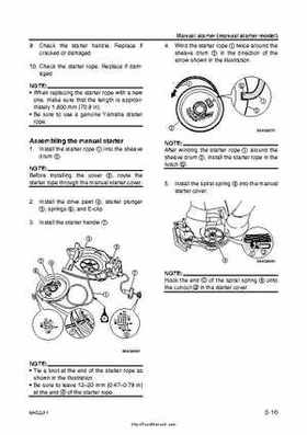 2007-2009 Yamaha F15/F20 Outboard Service Manual, Page 100