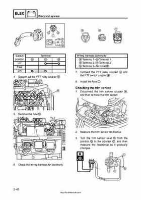 2009 Yamaha F40 Outboard Service Manual, Page 136