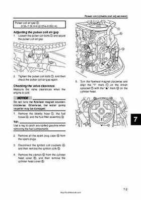 2009 Yamaha F40 Outboard Service Manual, Page 182