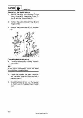 2009 Yamaha F40 Outboard Service Manual, Page 249