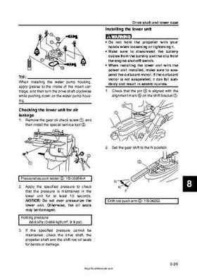 2009 Yamaha F40 Outboard Service Manual, Page 264