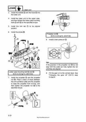 2009 Yamaha F40 Outboard Service Manual, Page 265