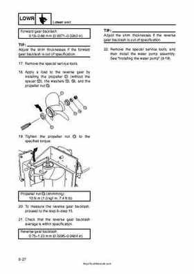 2009 Yamaha F40 Outboard Service Manual, Page 271
