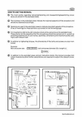 Yamaha 25BMH 30HMH Factory Service Manual, Page 10