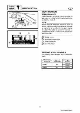 Yamaha 25BMH 30HMH Factory Service Manual, Page 18