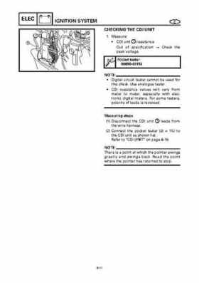 Yamaha 25BMH 30HMH Factory Service Manual, Page 406