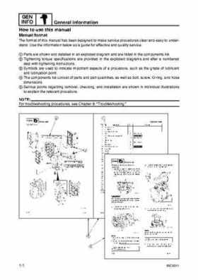 Yamaha F100B F100C Outboards Factory Service Manual, Page 6