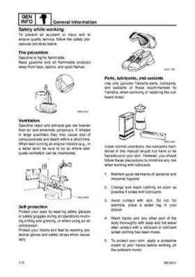 Yamaha F100B F100C Outboards Factory Service Manual, Page 8