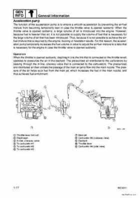 Yamaha F100B F100C Outboards Factory Service Manual, Page 22