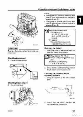 Yamaha F100B F100C Outboards Factory Service Manual, Page 31