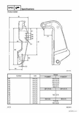 Yamaha F100B F100C Outboards Factory Service Manual, Page 48